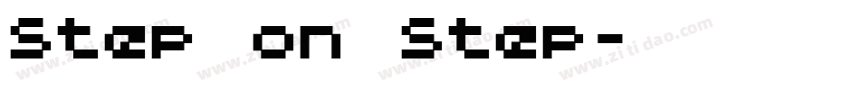 step on step字体转换